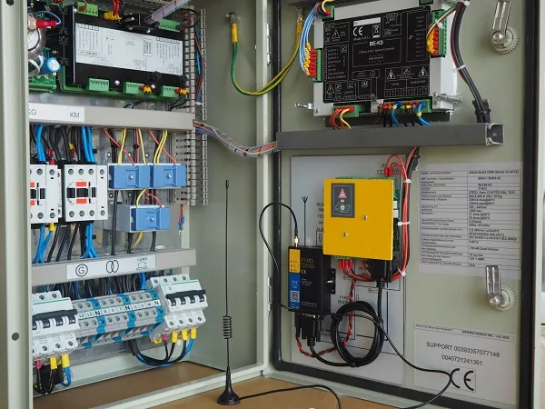 Esempio di quadro automatico telecontrollo GSM