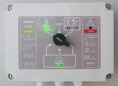 Commutatore Fotovoltaico MODO BYPASS