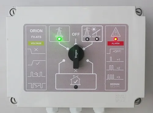 Commutatore Fotovoltaico MODO OFF