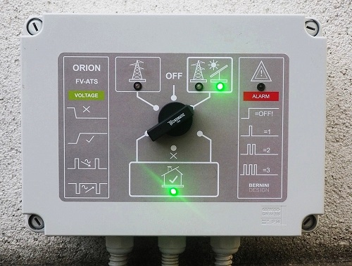 Commutatore Fotovoltaico Orion 5kW tipo ATS