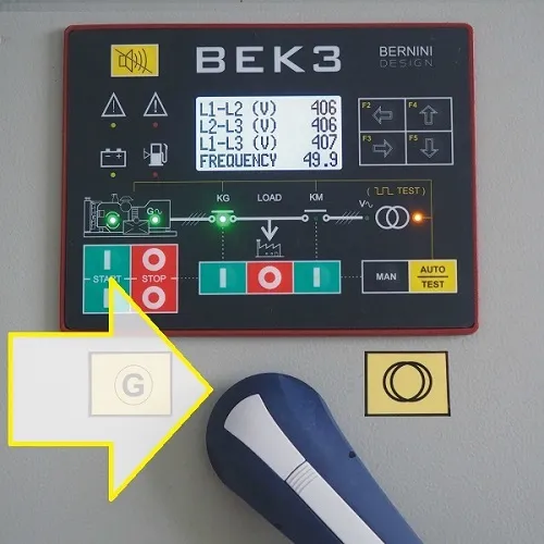 controllo costante dei parametri elettrici